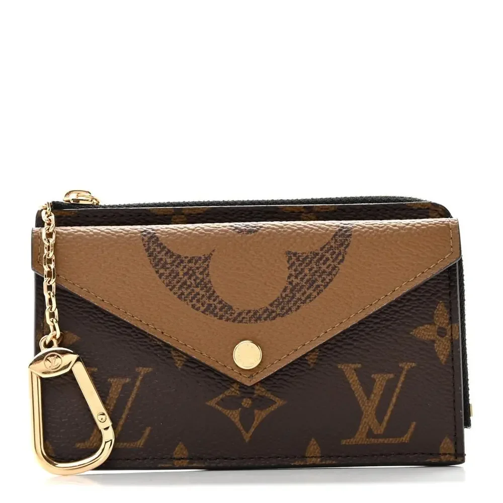 Louis Vuitton RECTO VERSO *New* Reverse Monogram Card Holder Brown w/box+dustbag